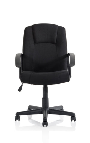 Bella Executive Managers Chair Black Fabric Image 7
