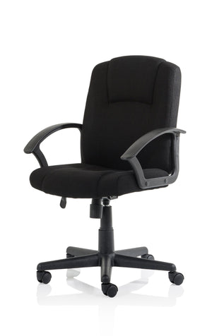 Bella Executive Managers Chair Black Fabric Image 3