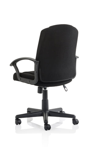 Bella Executive Managers Chair Black Fabric Image 5