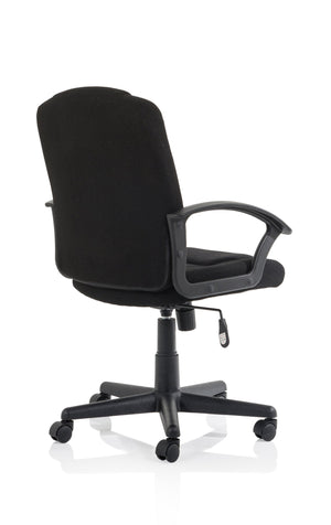 Bella Executive Managers Chair Black Fabric Image 9