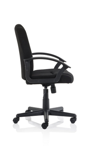Bella Executive Managers Chair Black Fabric Image 8