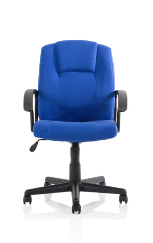 Bella Executive Managers Chair Blue fabric Image 3