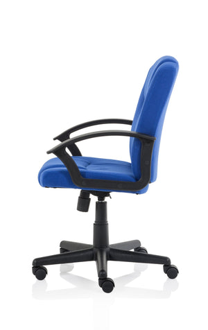 Bella Executive Managers Chair Blue fabric Image 7
