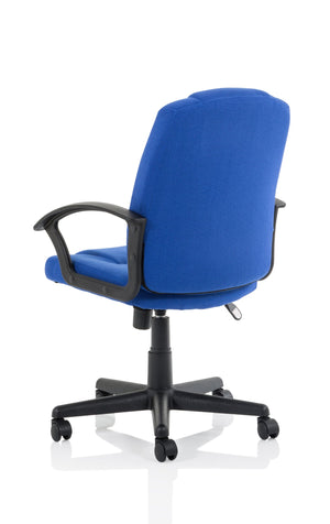 Bella Executive Managers Chair Blue fabric Image 6