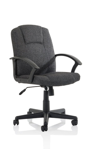 Bella Executive Managers Chair Charcoal Fabric Image 2