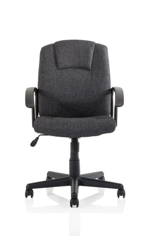 Bella Executive Managers Chair Charcoal Fabric Image 7