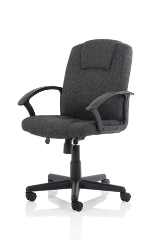 Bella Executive Managers Chair Charcoal Fabric Image 6