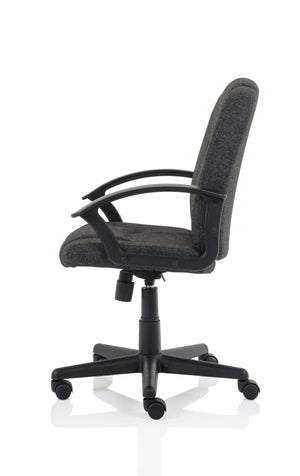 Bella Executive Managers Chair Charcoal Fabric Image 5