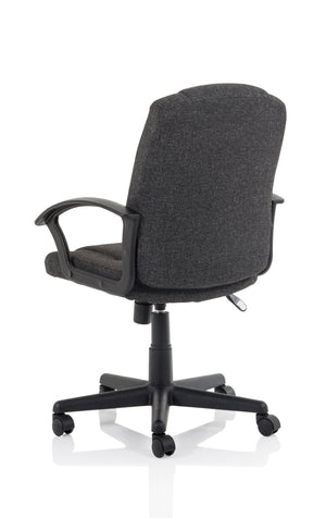 Bella Executive Managers Chair Charcoal Fabric Image 4