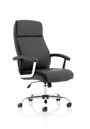 Hatley Black Bonded Leather Executive Chair Image 2