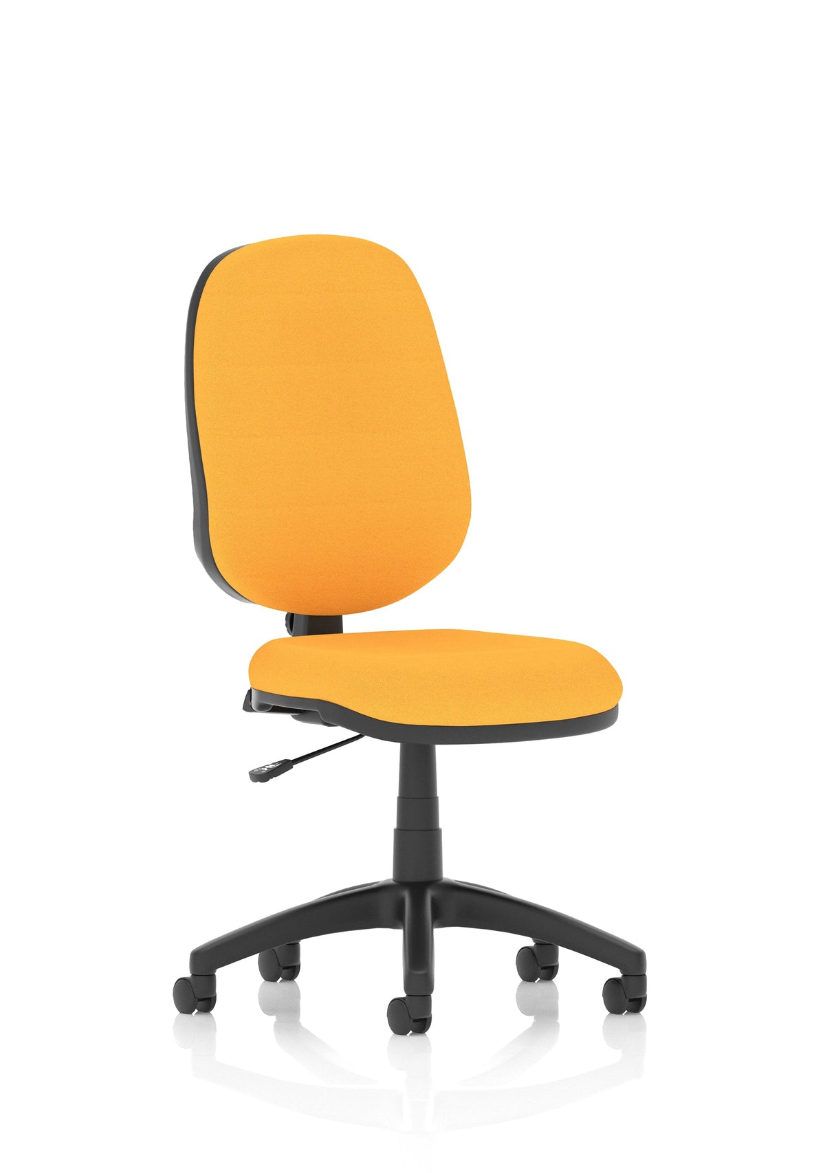 Eclipse Plus I Lever Task Operator Chair Bespoke Colour Tabasco Orange Image 4
