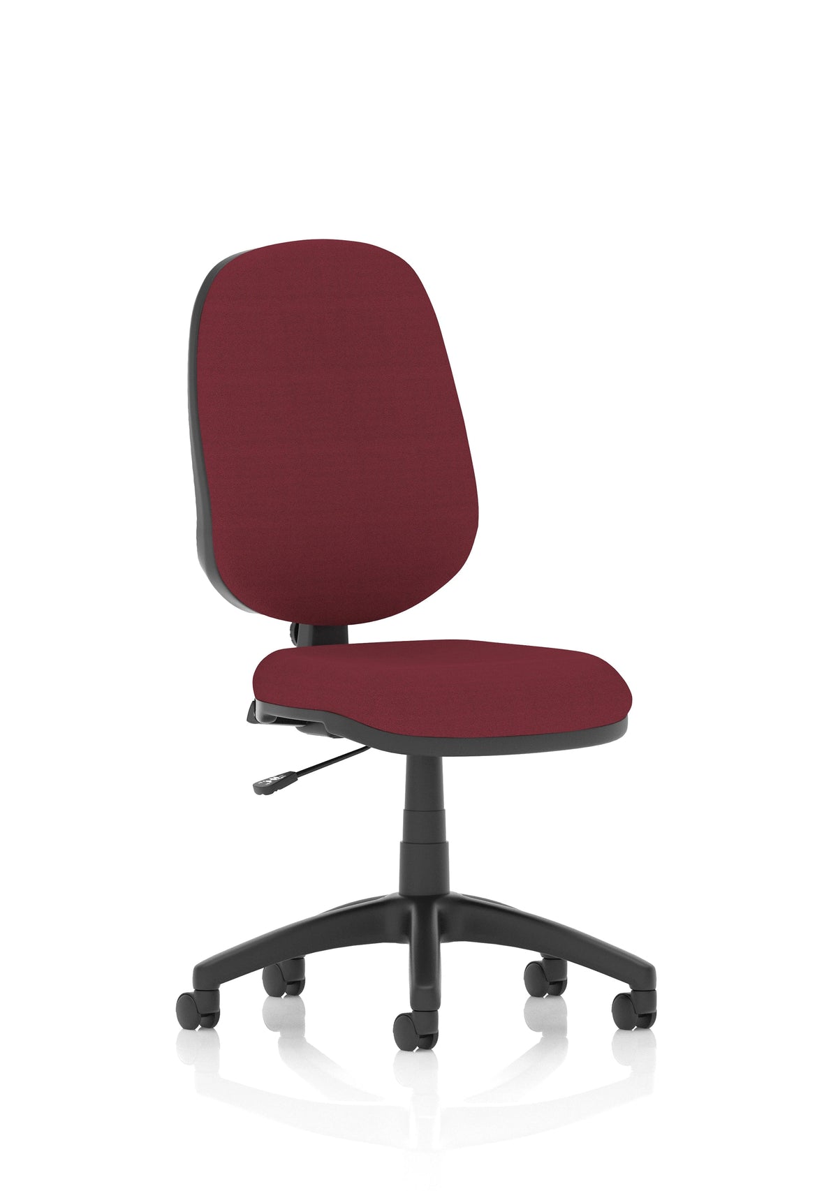 Eclipse Plus I Lever Task Operator Chair Bespoke Colour Tabasco Orange Image 5