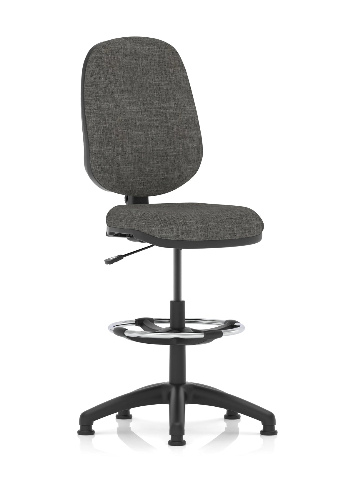 Eclipse Plus I Lever Task Operator Chair Black With High Rise Draughtsman Kit Image 2