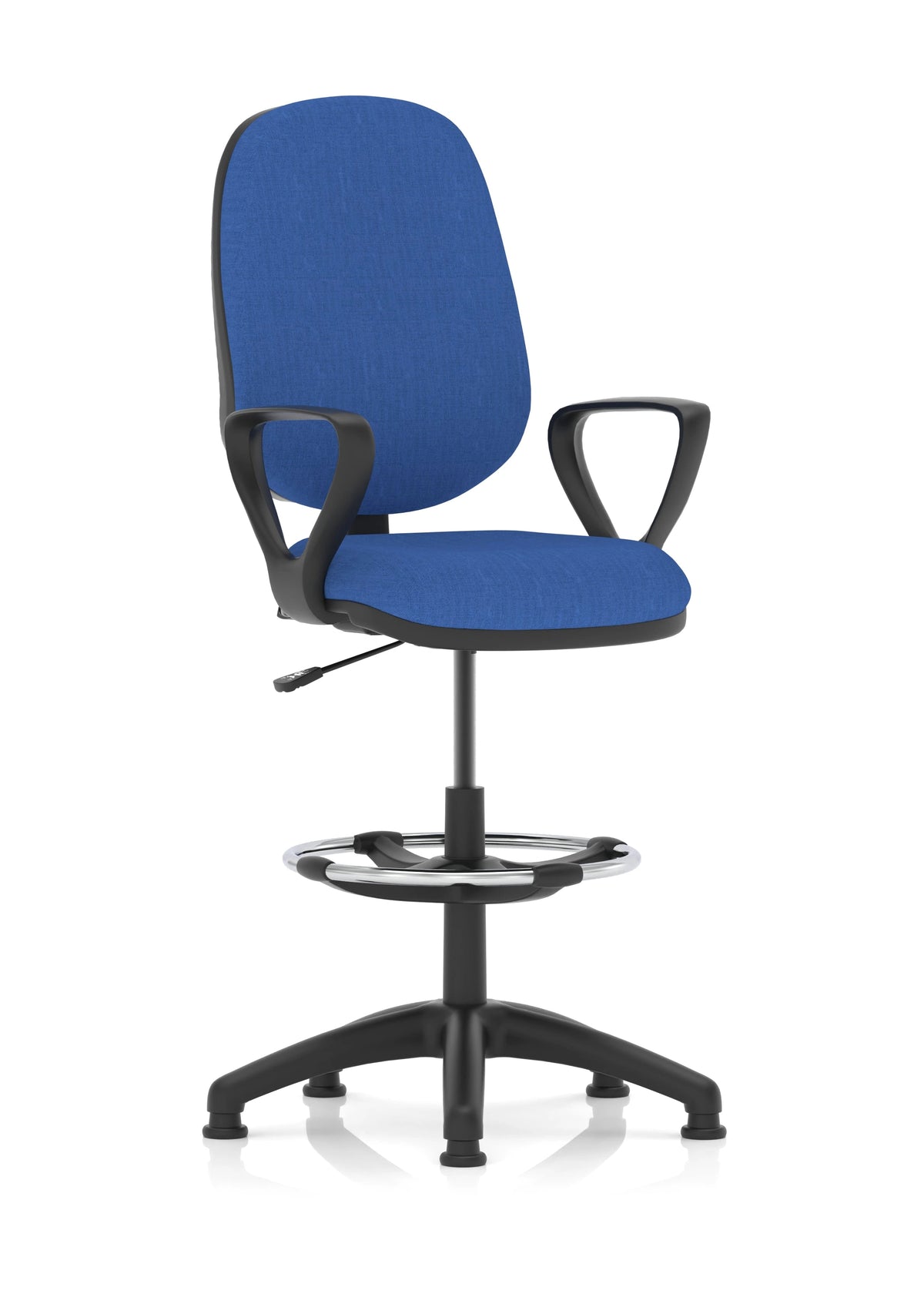Eclipse Plus I Lever Task Operator Chair Charcoal With High Rise Draughtsman Kit Image 2