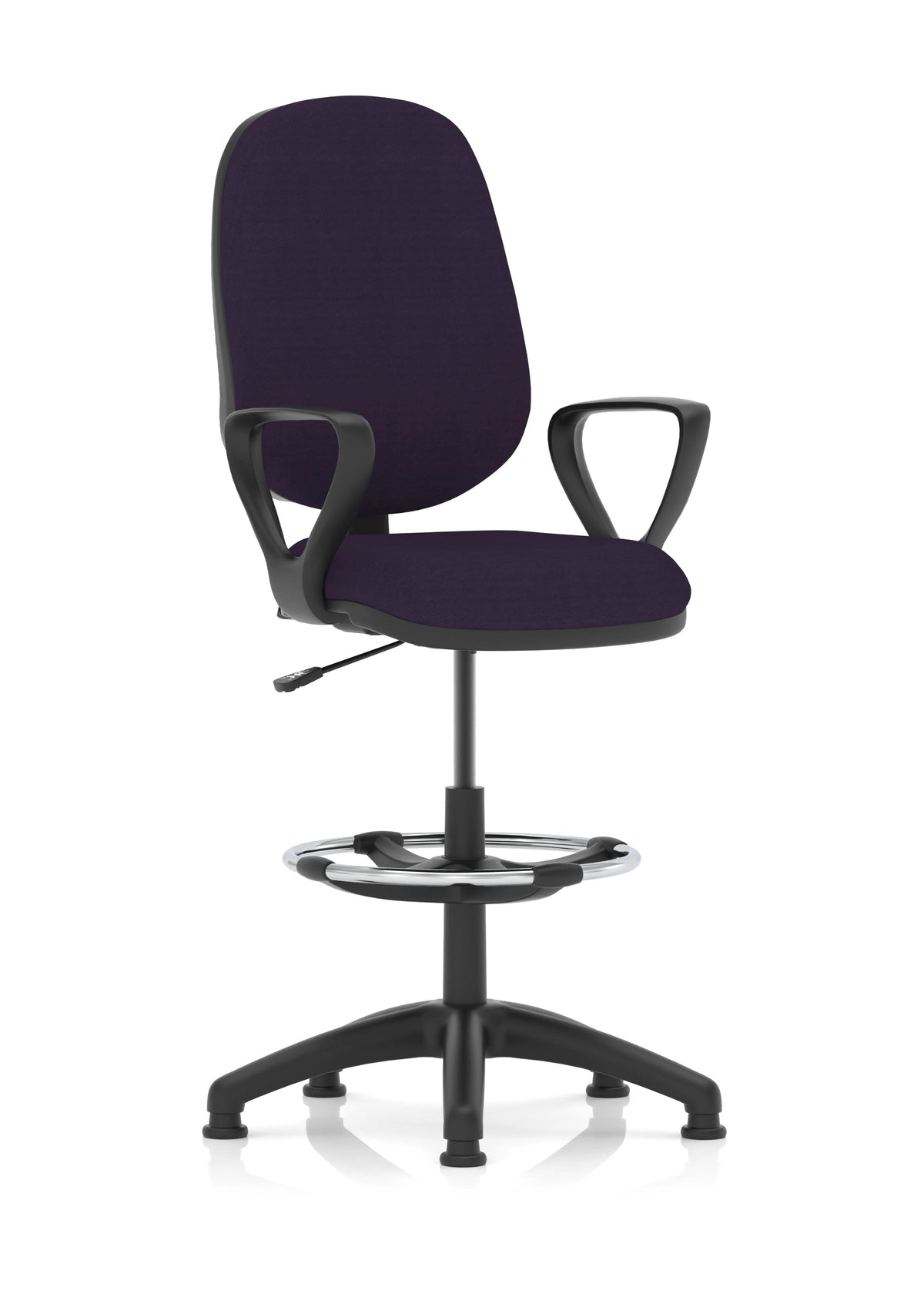 Eclipse Plus I Medium Back Task Operator Office Chair With Hi Rise Draughtsman Kit KCUP1145 3