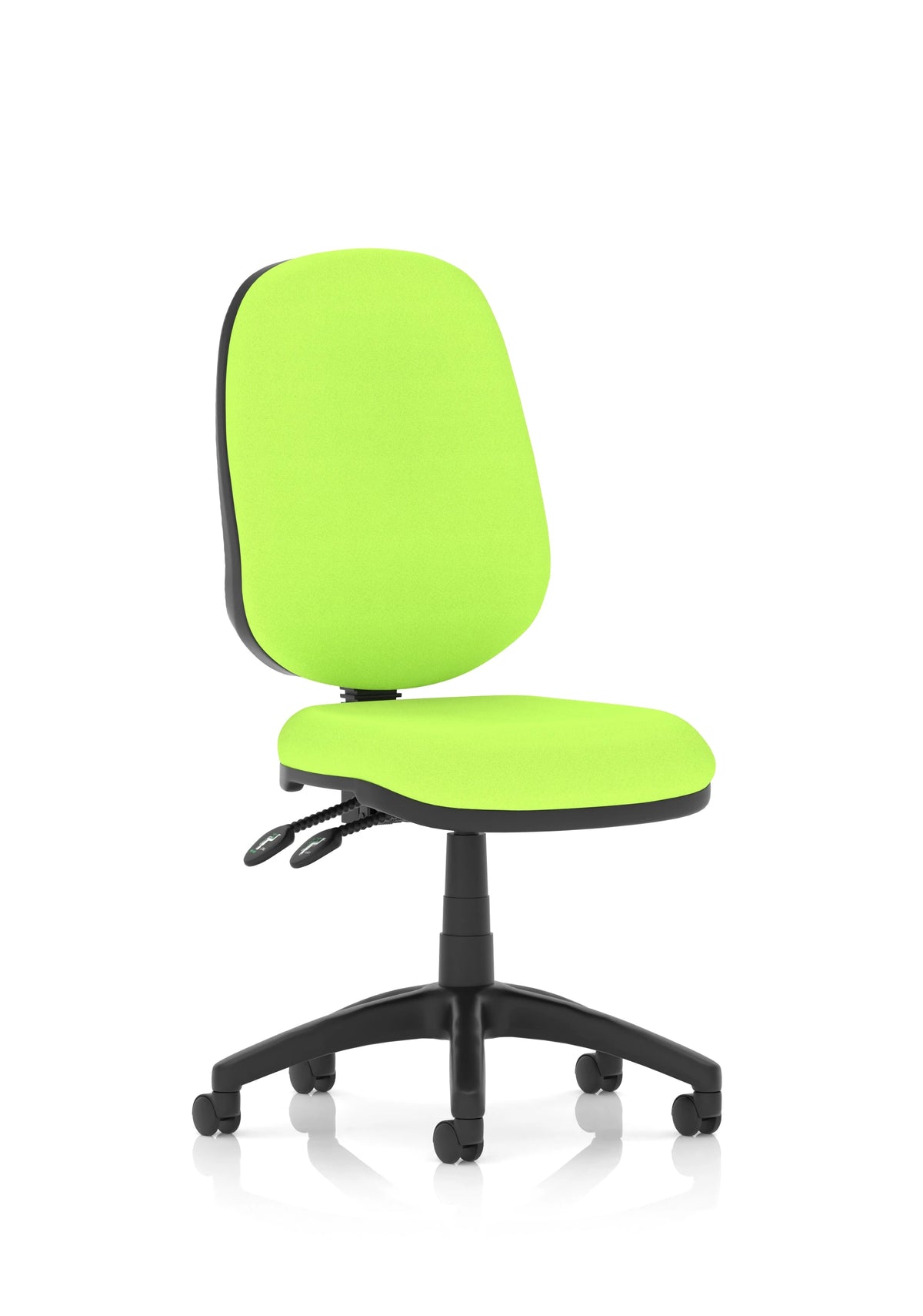 Eclipse Plus II Lever Task Operator Chair Blue With Height Adjustable Arms Image 3