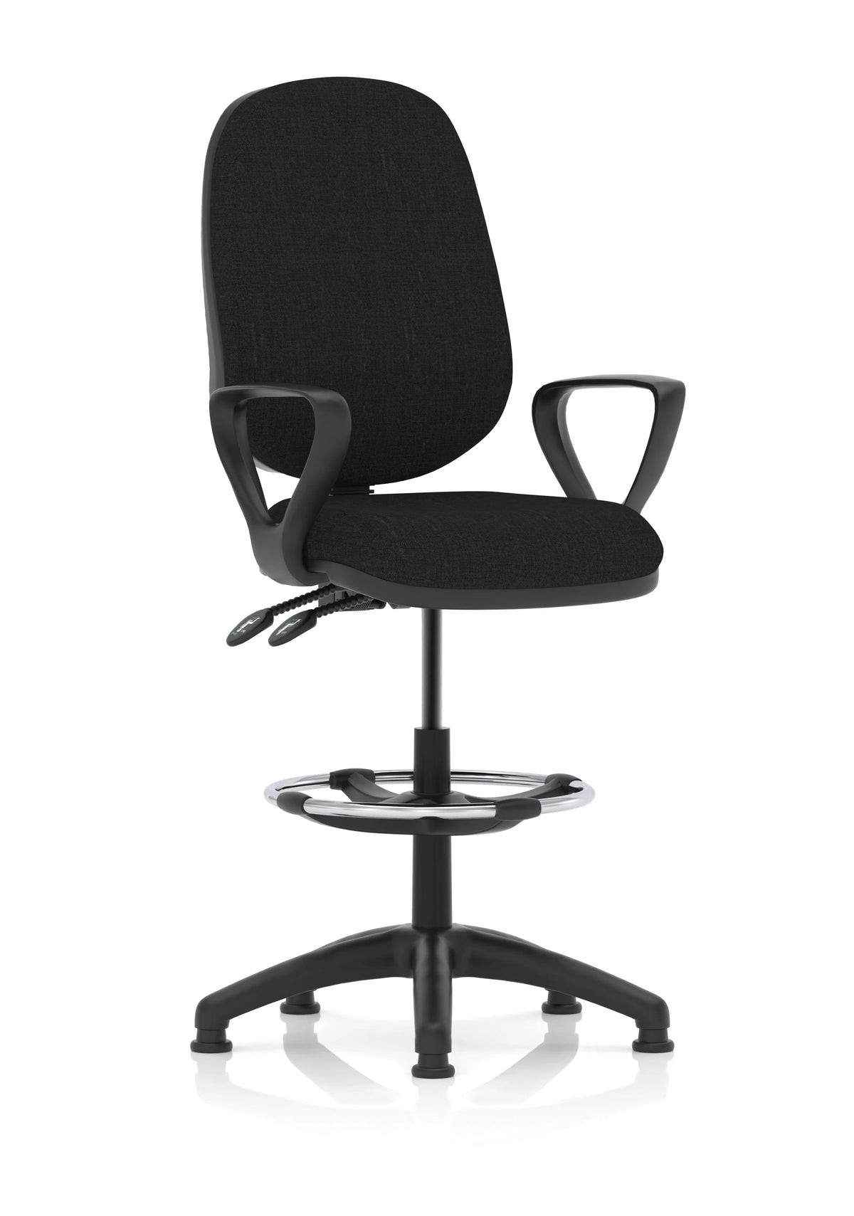 Eclipse Plus Ii Task Operator Office Chair With Hi Rise Draughtsman Kit KC0254 1