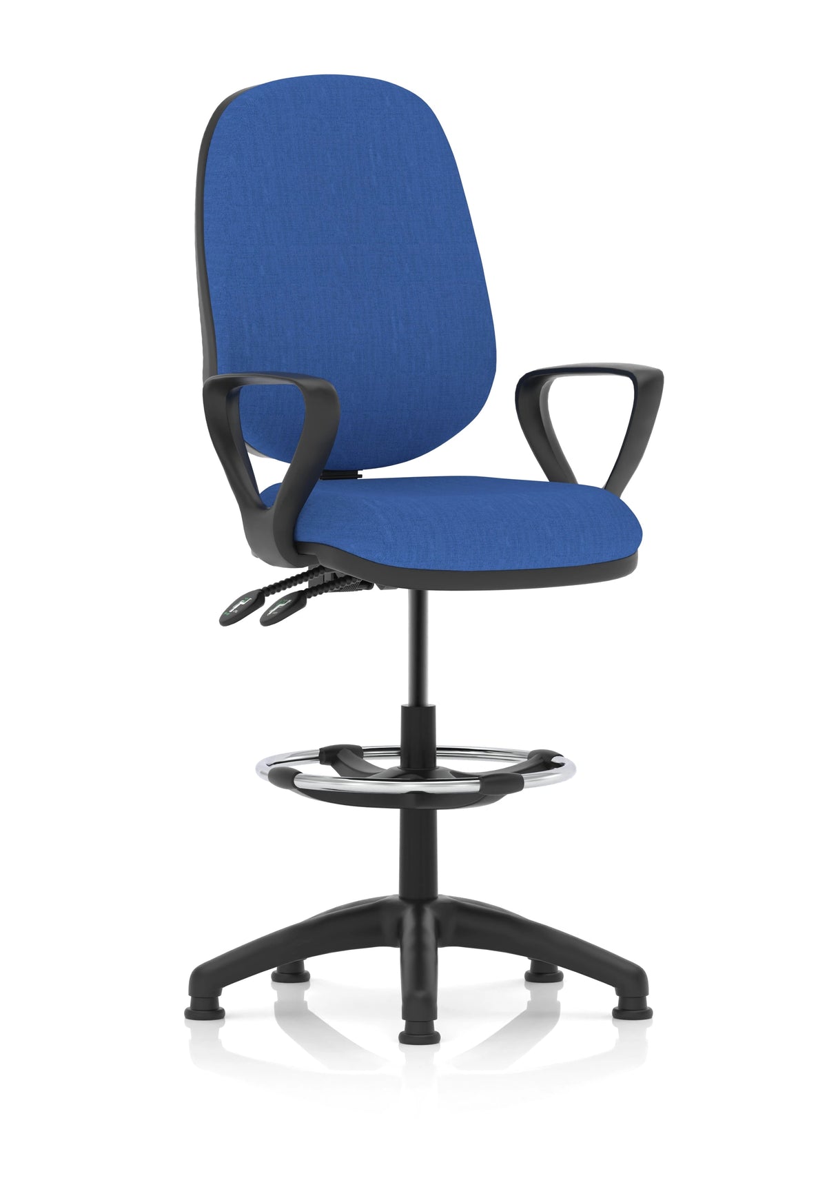 Eclipse Plus Ii Task Operator Office Chair With Hi Rise Draughtsman Kit KC0255 1