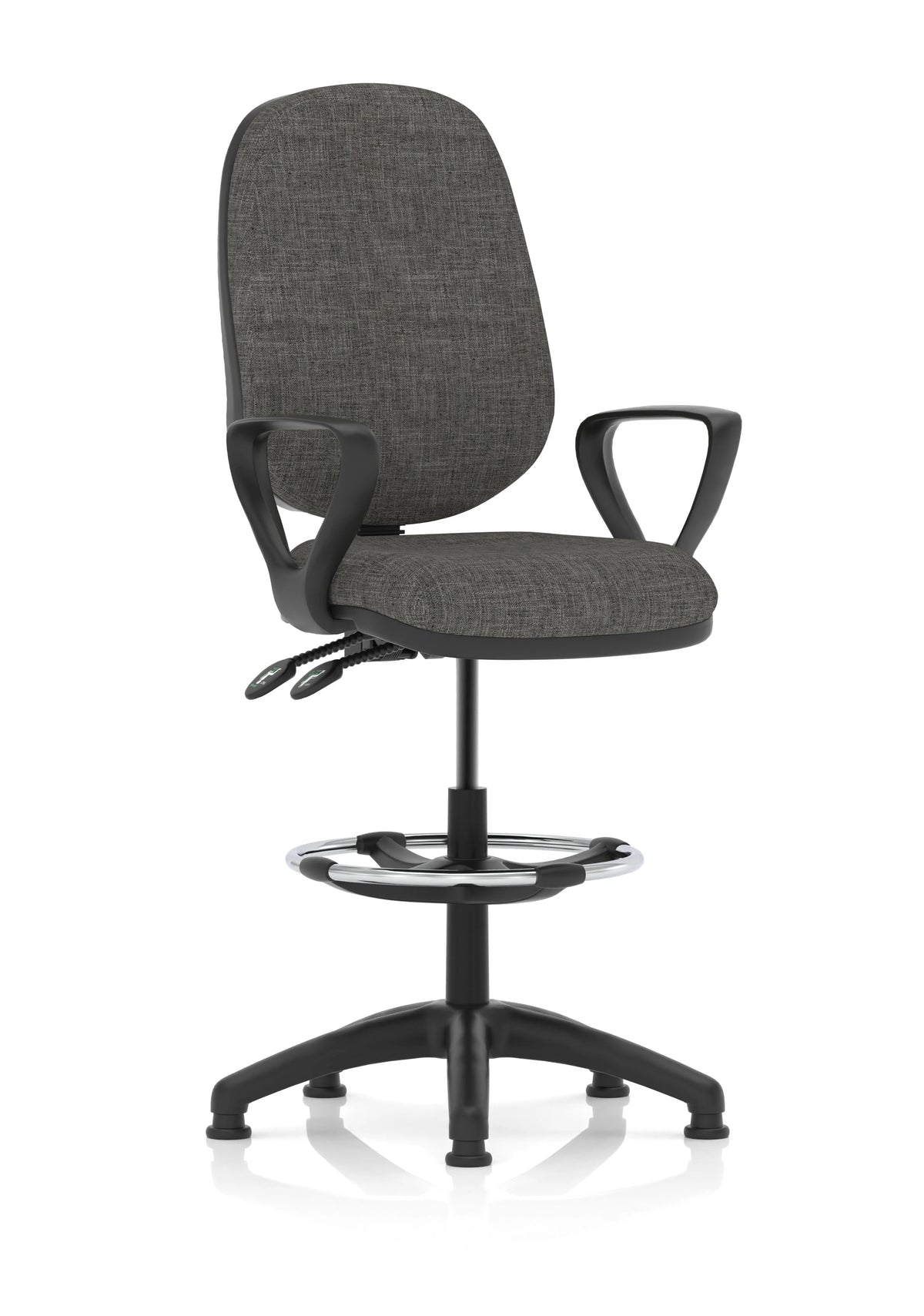 Eclipse Plus Ii Task Operator Office Chair With Hi Rise Draughtsman Kit KC0256 1