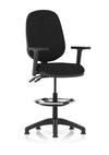 Eclipse Plus Ii Task Operator Office Chair With Hi Rise Draughtsman Kit KC0258 2