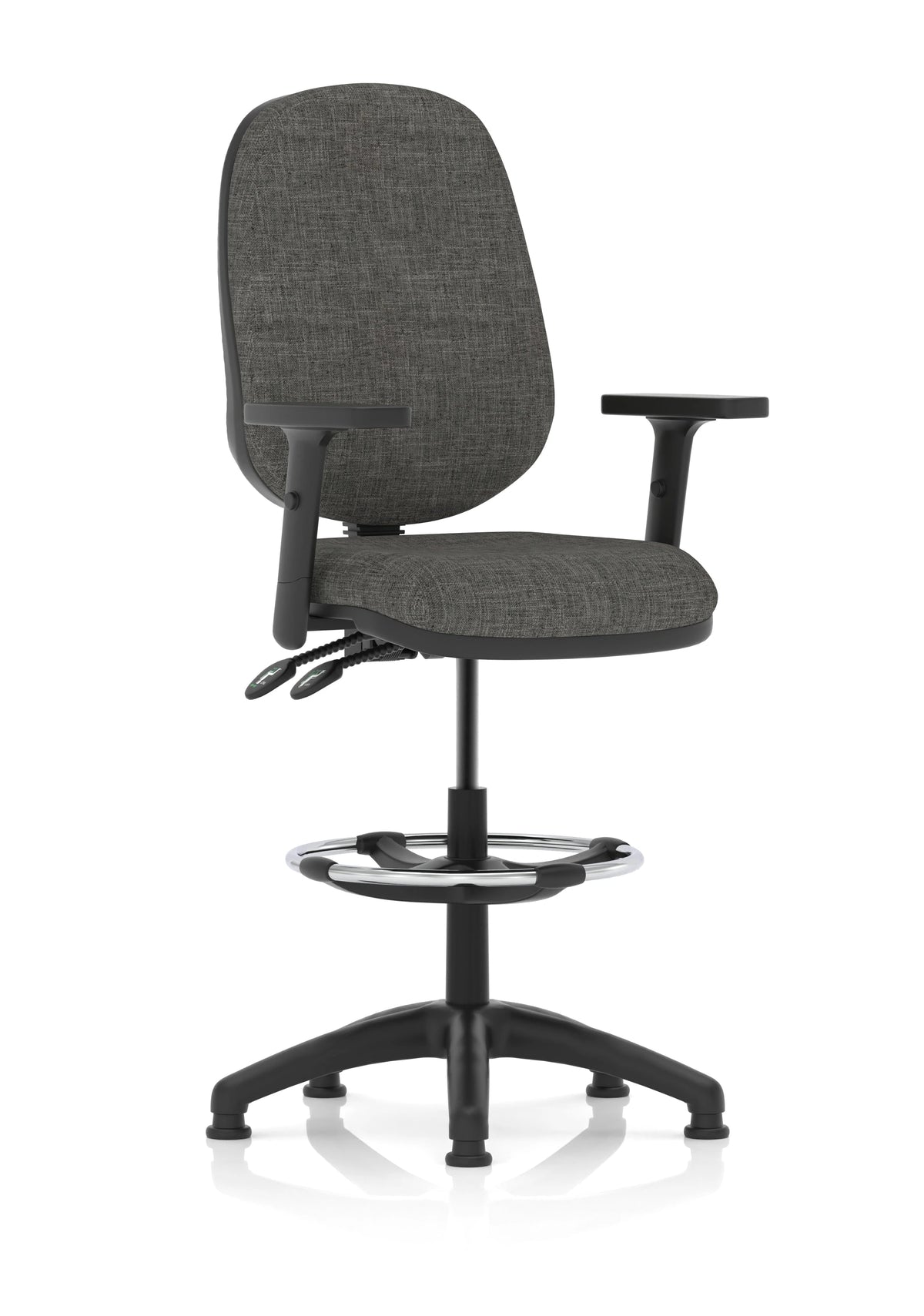 Eclipse Plus Ii Task Operator Office Chair With Hi Rise Draughtsman Kit KC0260 1
