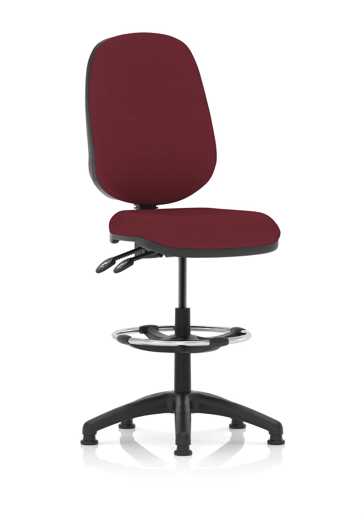 Eclipse Plus Ii Task Operator Office Chair With Hi Rise Draughtsman Kit KCUP1151 2