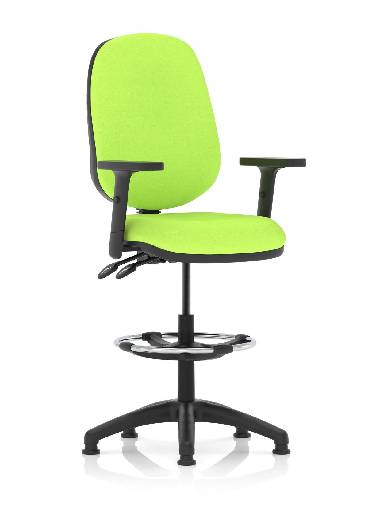 Eclipse Plus Ii Task Operator Office Chair With Hi Rise Draughtsman Kit KCUP1155 1