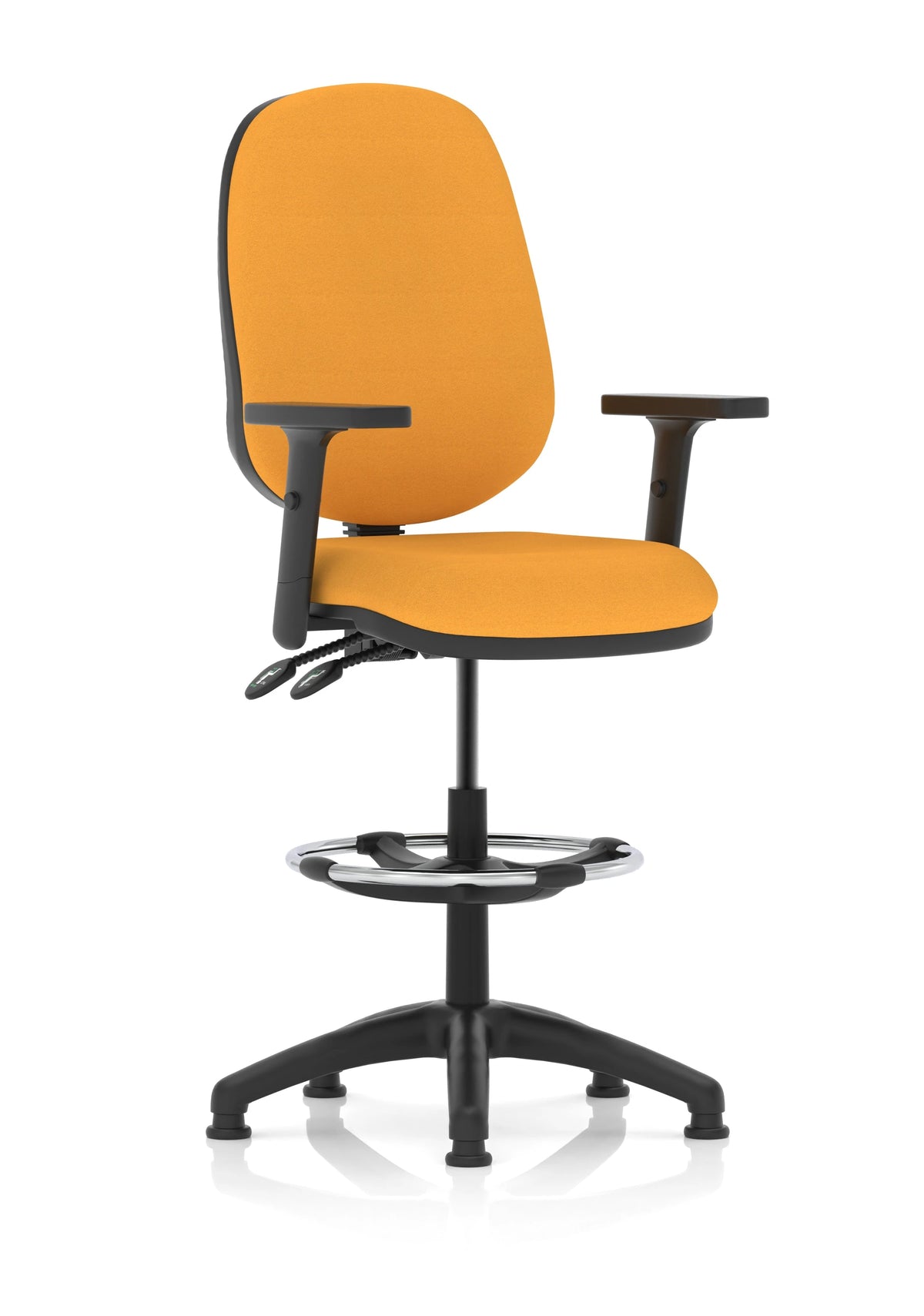 Eclipse Plus Ii Task Operator Office Chair With Hi Rise Draughtsman Kit KCUP1158 2