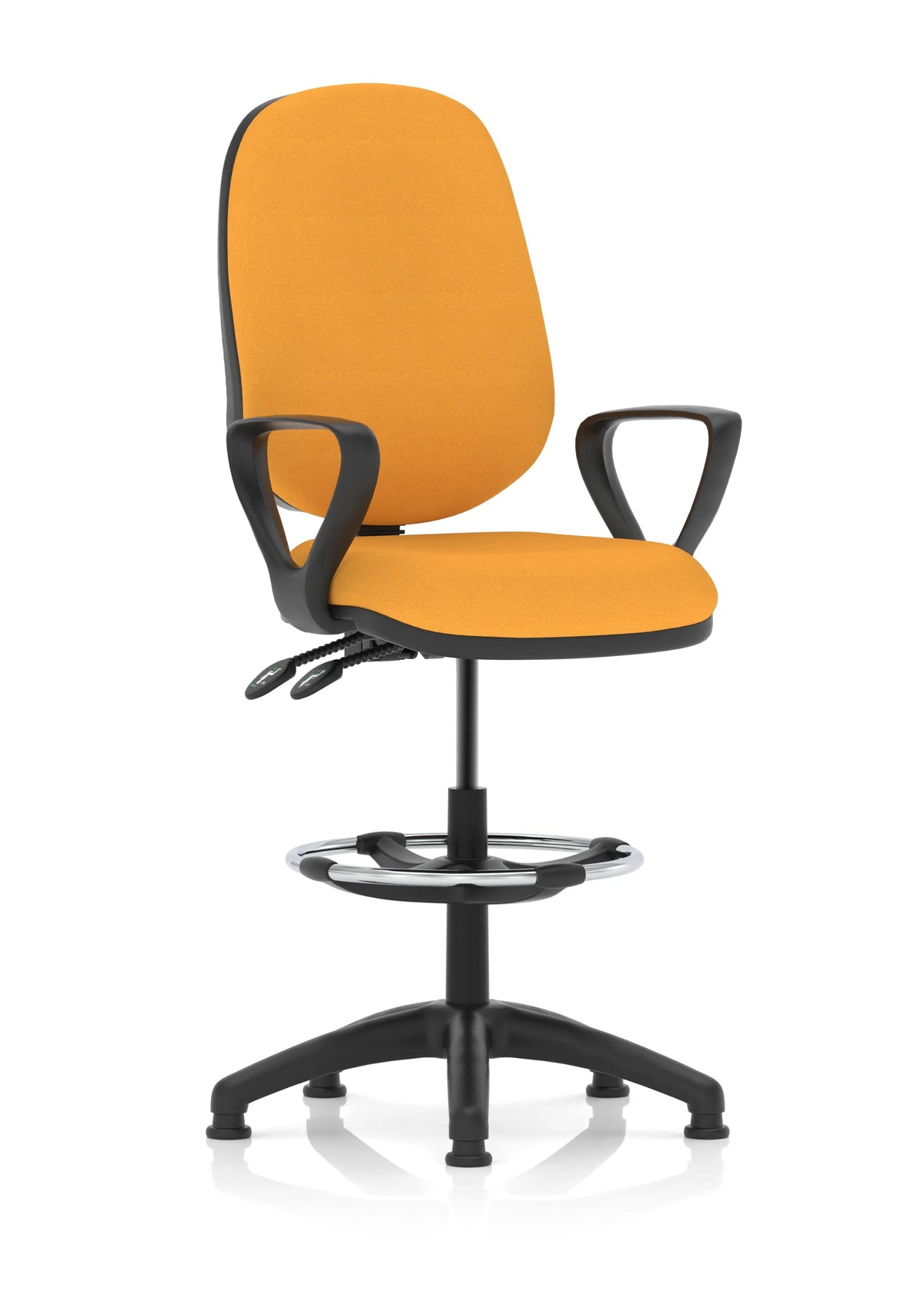 Eclipse Plus Ii Task Operator Office Chair With Hi Rise Draughtsman Kit KCUP1166 1