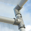Economy Bicycle Shelter with Back and Side Cladding 3