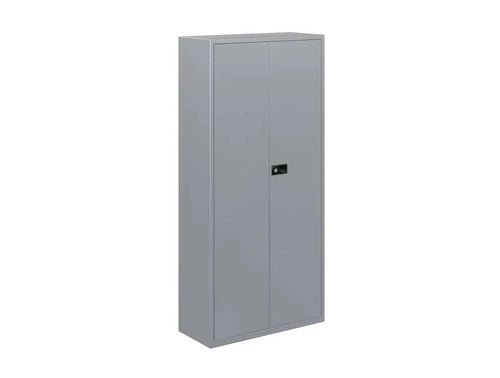 Economy Stationary Cupboards with 4 Shelves - Black