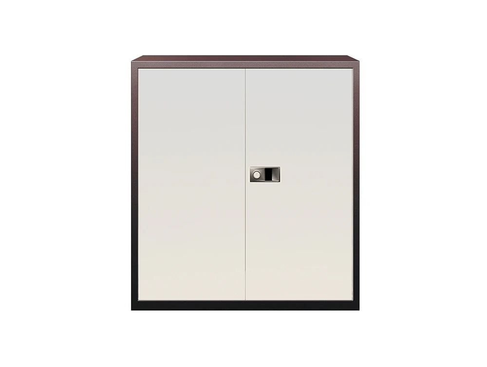 Economy Stationary Cupboards with 1 Shelf Coffee and Cream 2