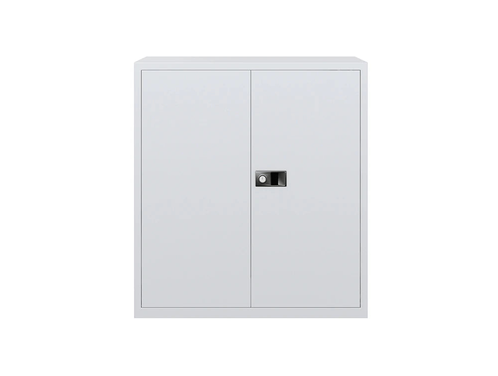 Economy Stationary Cupboards with 1 Shelf White 2