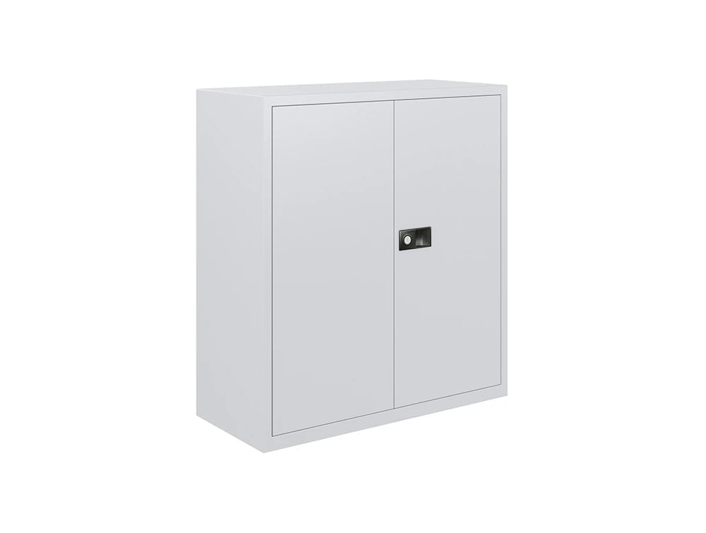 Economy Stationary Cupboards with 1 Shelf - White