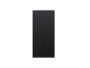 Economy Stationary Cupboards with 3 Shelves Black 2
