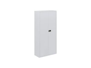 Economy Stationary Cupboards with 3 Shelves - White