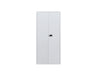 Economy Stationary Cupboards with 4 Shelves White 2