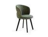 Ekori High Stool with Wooden Legs and Steel Footrest 5