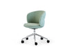 Ekori High Stool with Wooden Legs and Steel Footrest 8