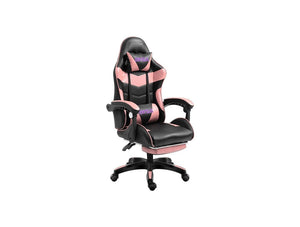 Eksa Lxw 50 Gaming Chair With Footrest Black Pink