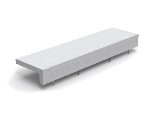 Ela Rectangular Outdoor Bench