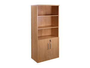 Elite 5 Level Cupboard Part Open Crown Cut Oak