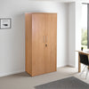 Elite 5 Level Wooden Cupboard with Office Table and Chair in Modern Office Setting