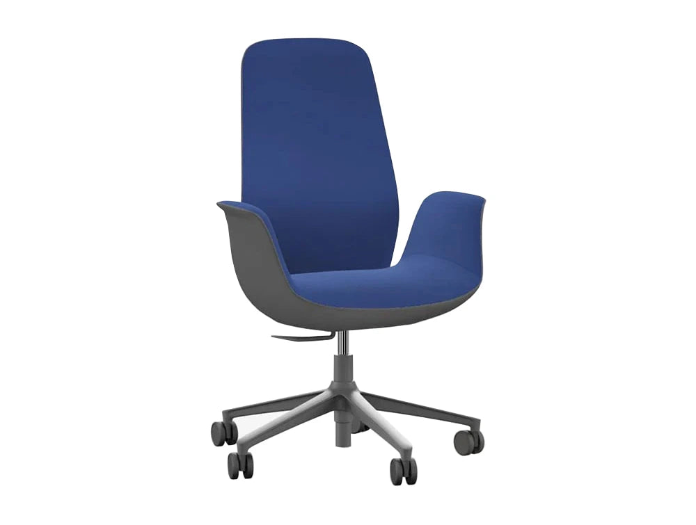 Ellie High Back Armchair with 5 Star Base