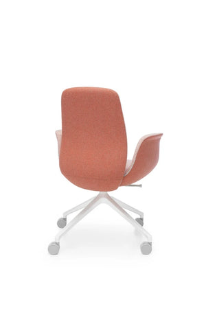 Ellie High Backrest Swivel Armchair With 4 Star Base 13