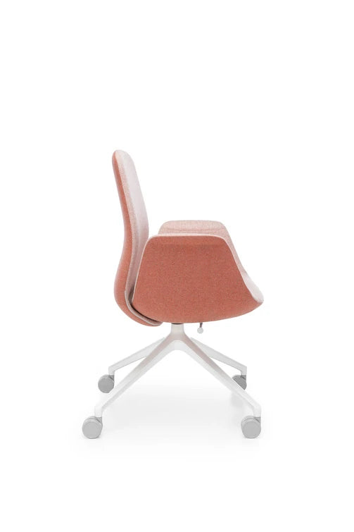 Ellie High Backrest Swivel Armchair With 4 Star Base 14