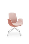 Ellie High Backrest Swivel Armchair With 5 Star Base 15