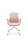Ellie High Backrest Swivel Armchair With 5 Star Base 16
