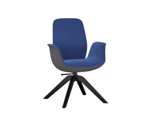 Ellie Low Back Armchair with Wooden Frame