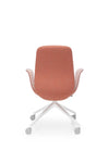 Ellie Low Backrest Swivel Armchair With Wire Frame 12